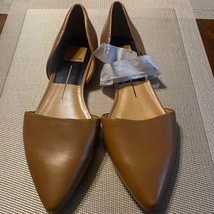 Dolce Vita Apola D’Orsay Flat Size 8 Tan Leather